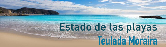 État des plages de Moraira